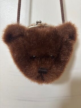 Gund Brown Plush Teddy Bag with Label